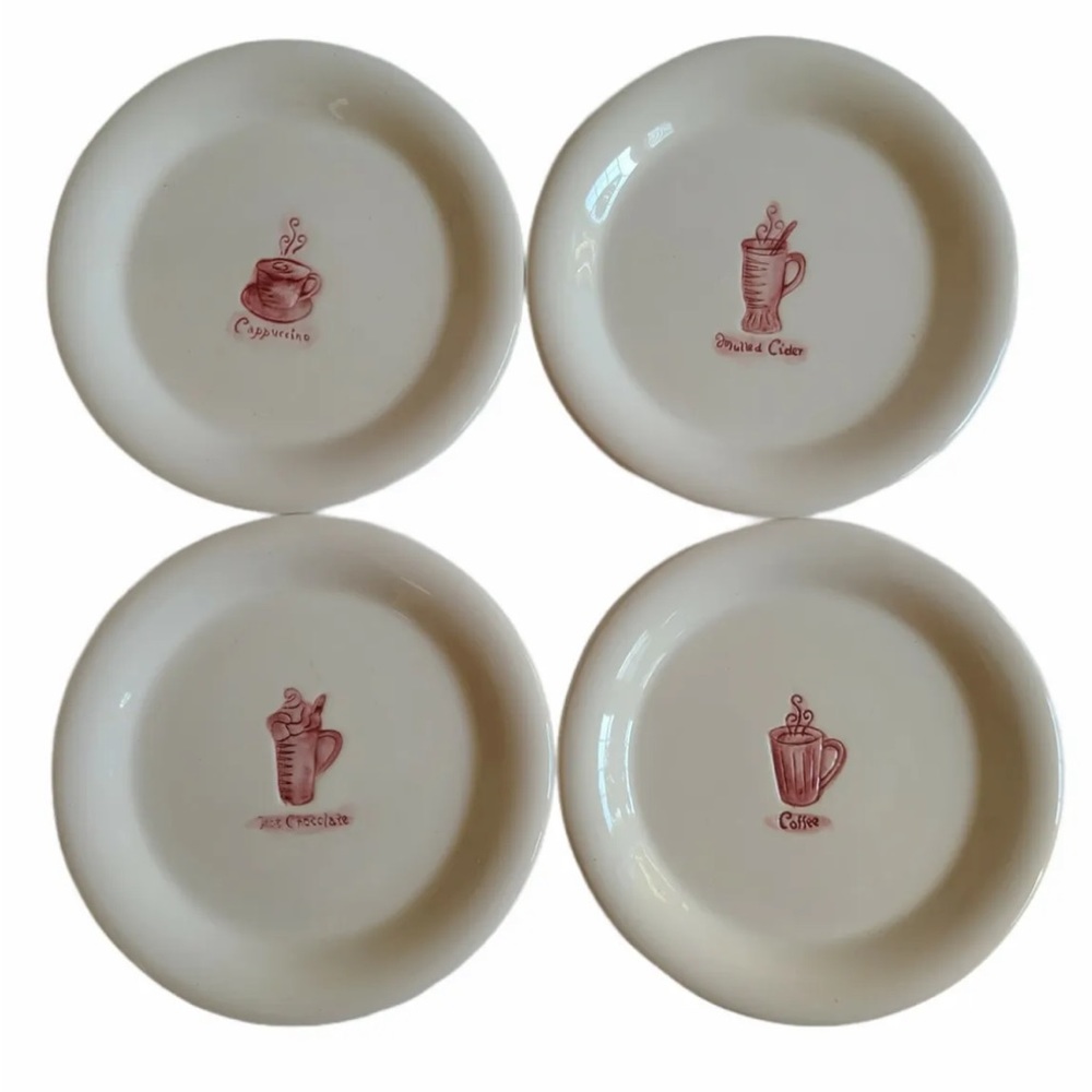 Set of 4 Appetizer Plates